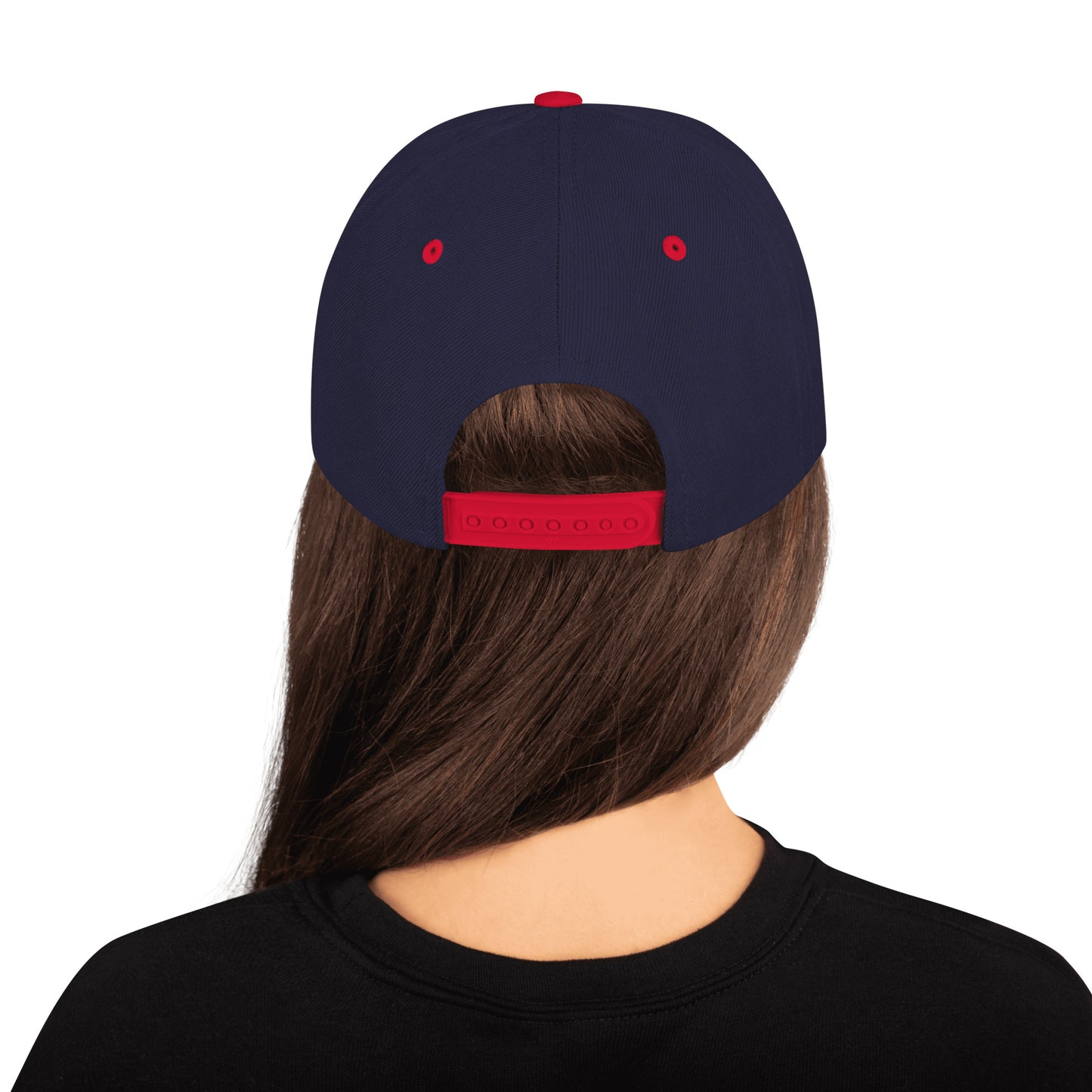 Snapback Hat - Embroidered "Work Hard, Be Kind"