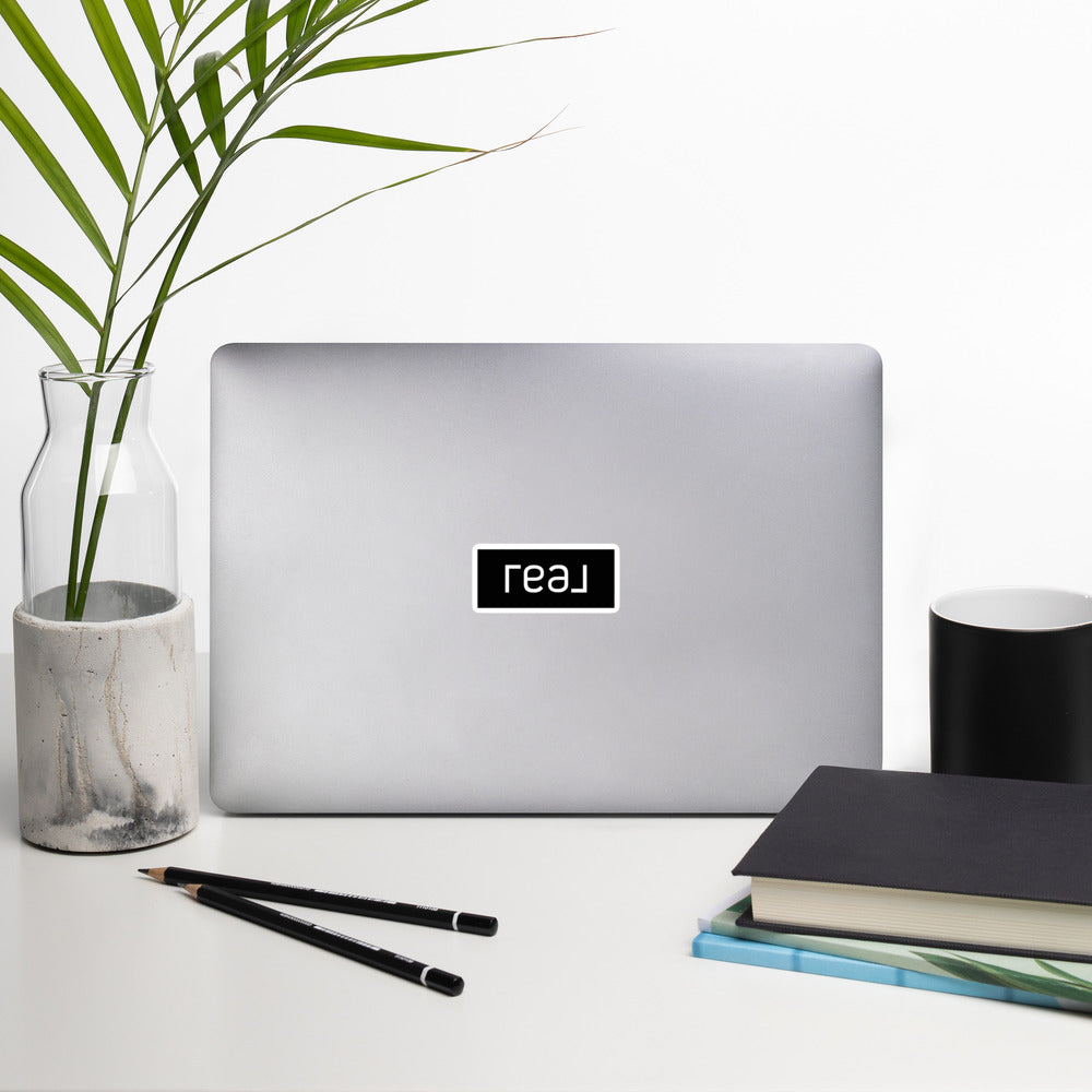 Bubble-free stickers - Real logo (Black)