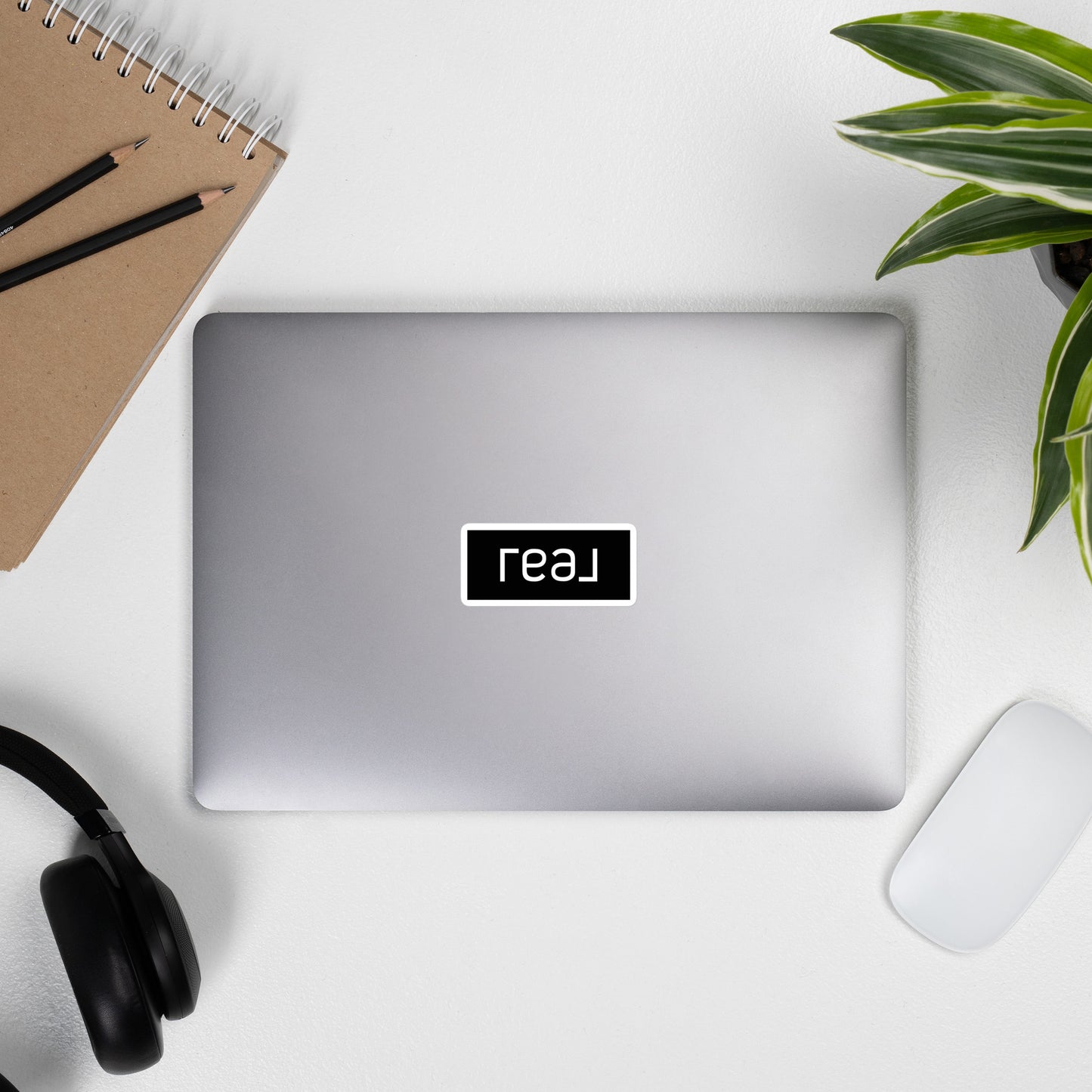 Bubble-free stickers - Real logo (Black)