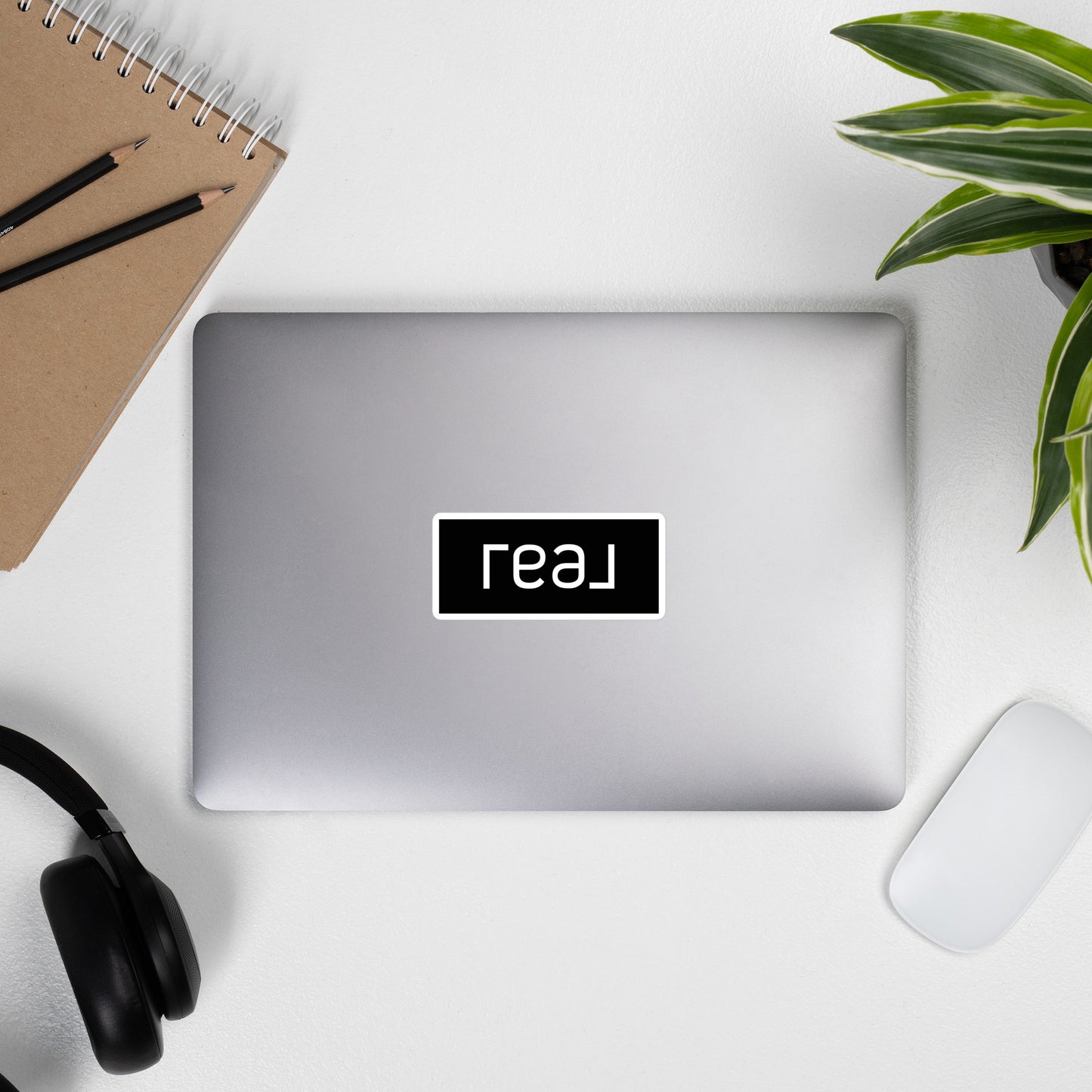 Bubble-free stickers - Real logo (Black)