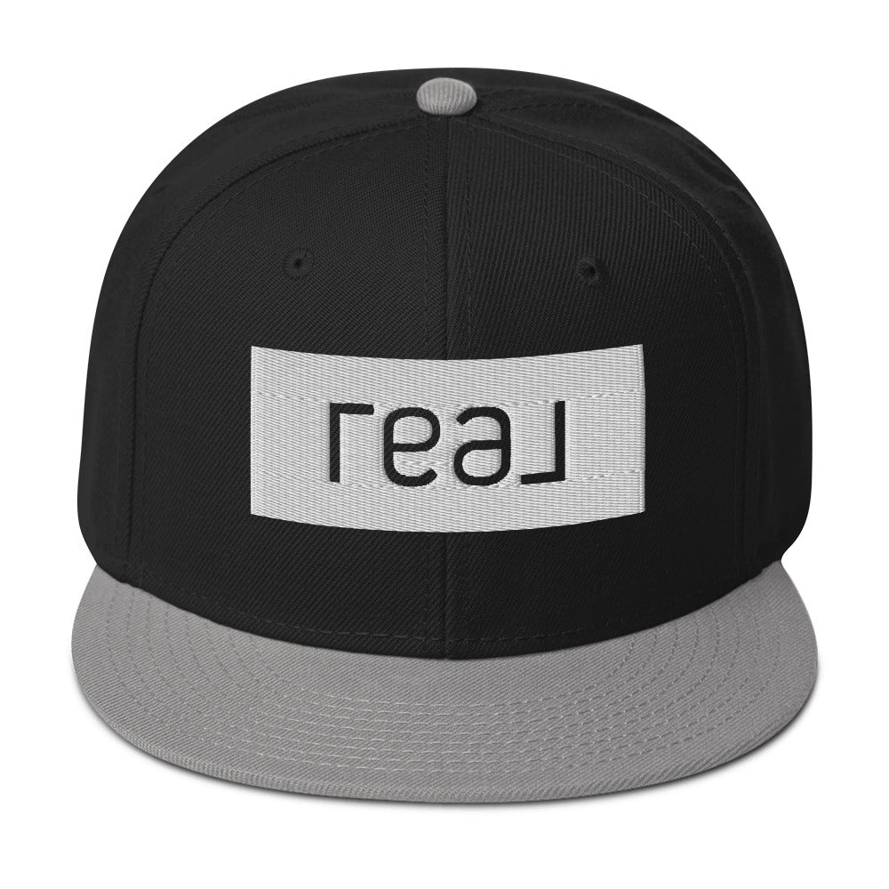 Snapback Hat - "Real" logo