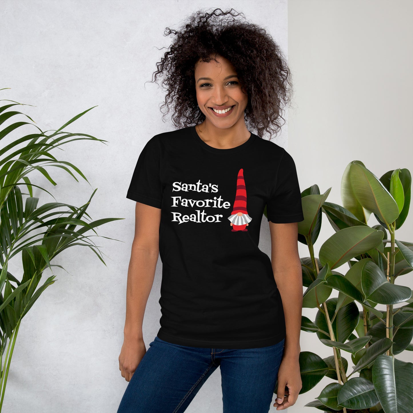 Unisex t-shirt "Santa's Favorite Realtor"