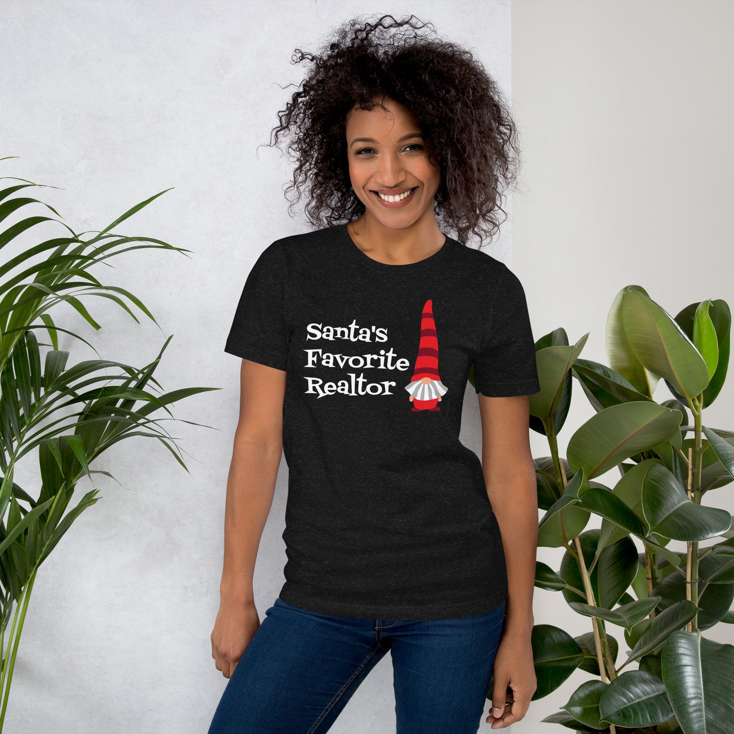 Unisex t-shirt "Santa's Favorite Realtor"