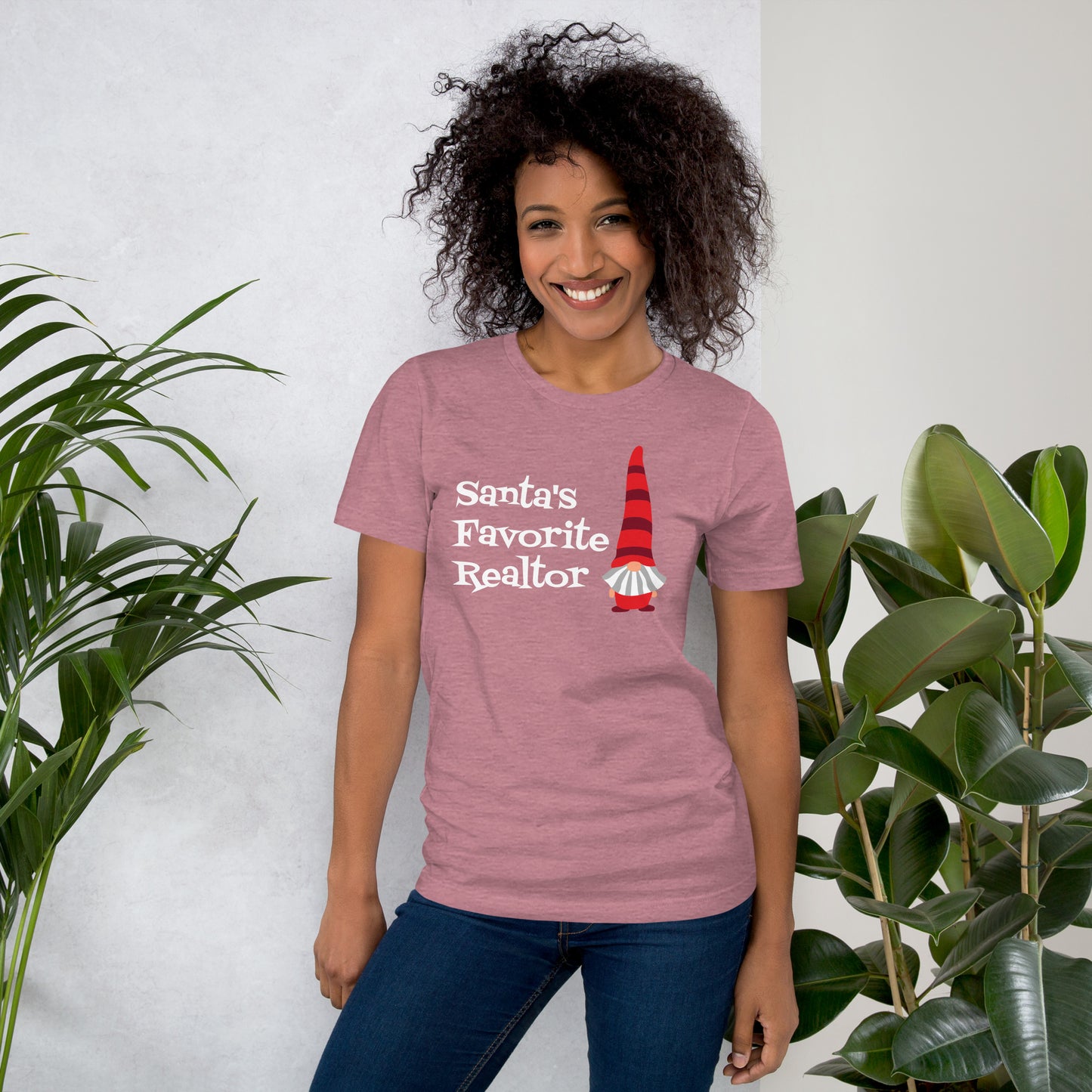 Unisex t-shirt "Santa's Favorite Realtor"