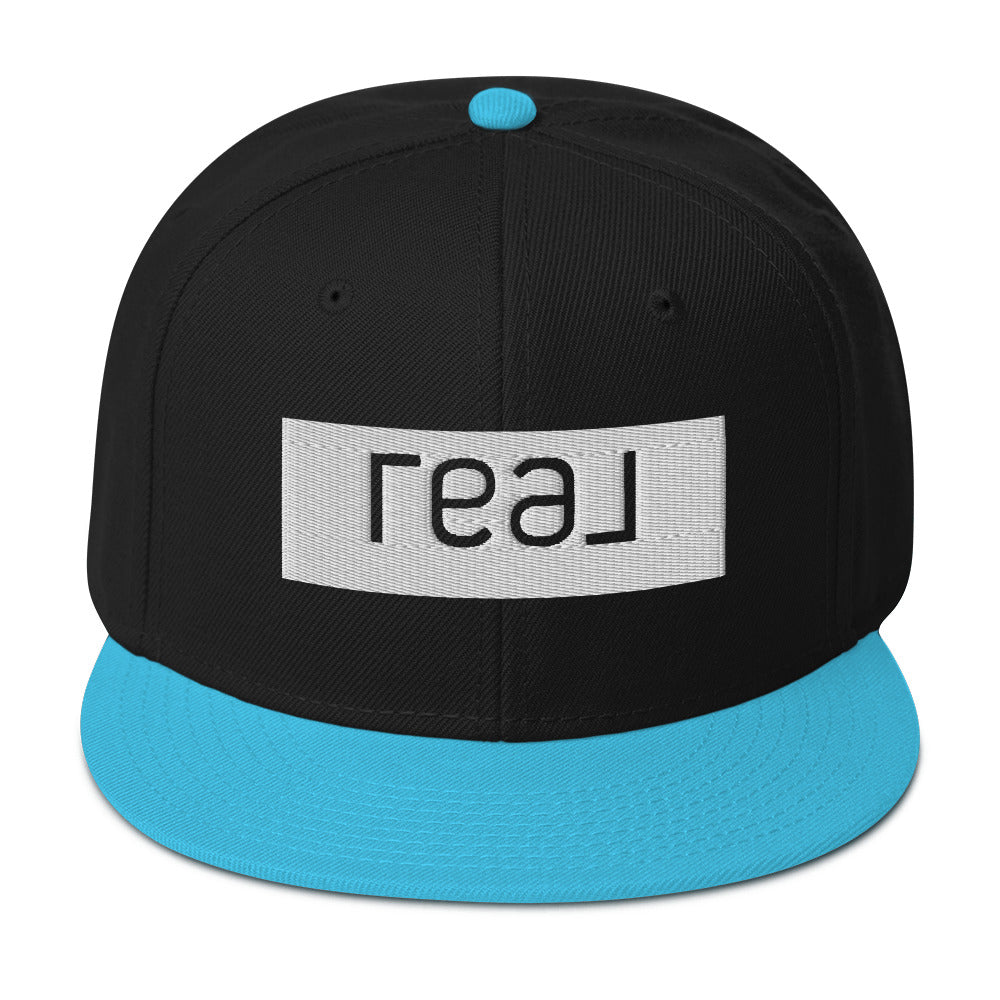 Snapback Hat - "Real" logo