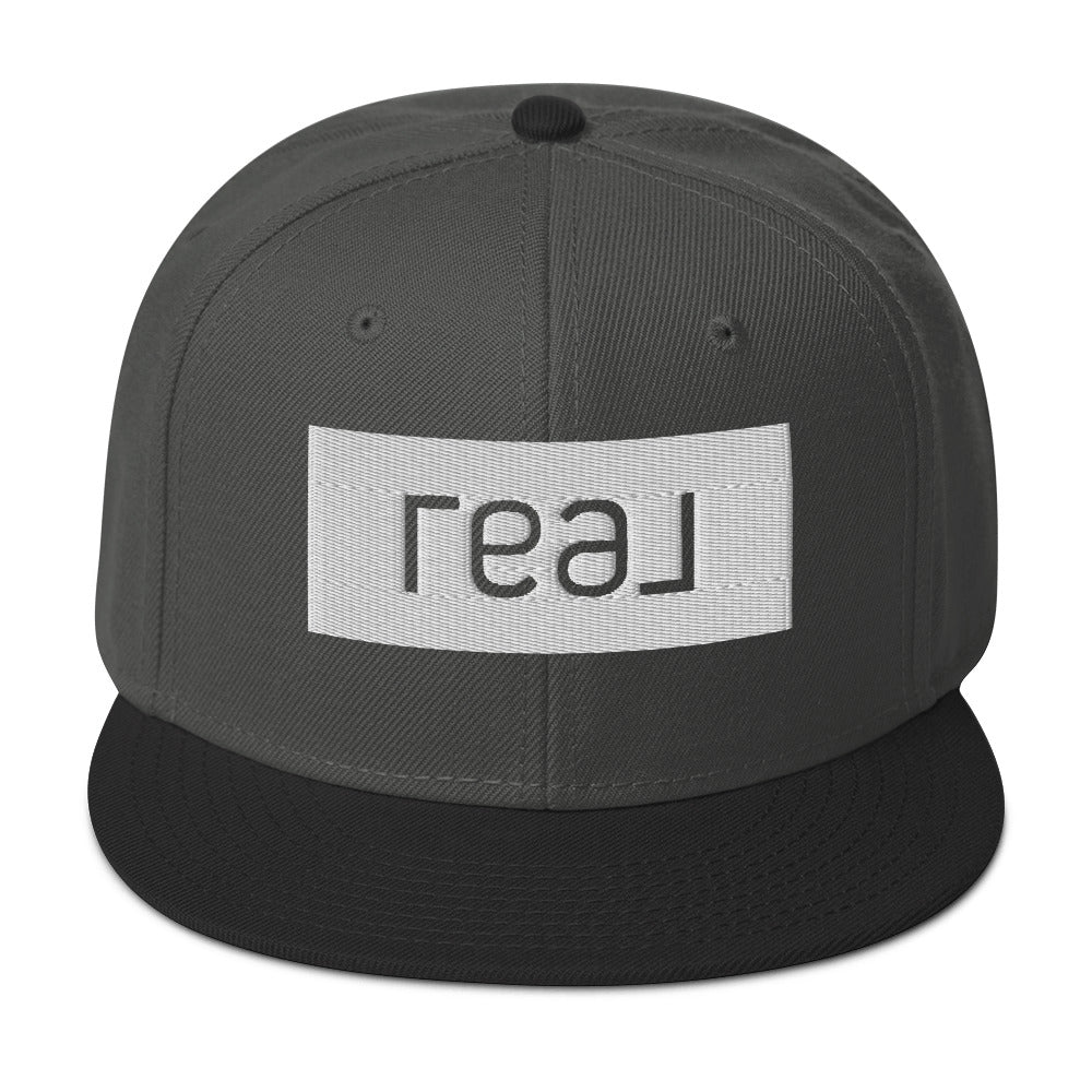 Snapback Hat - "Real" logo