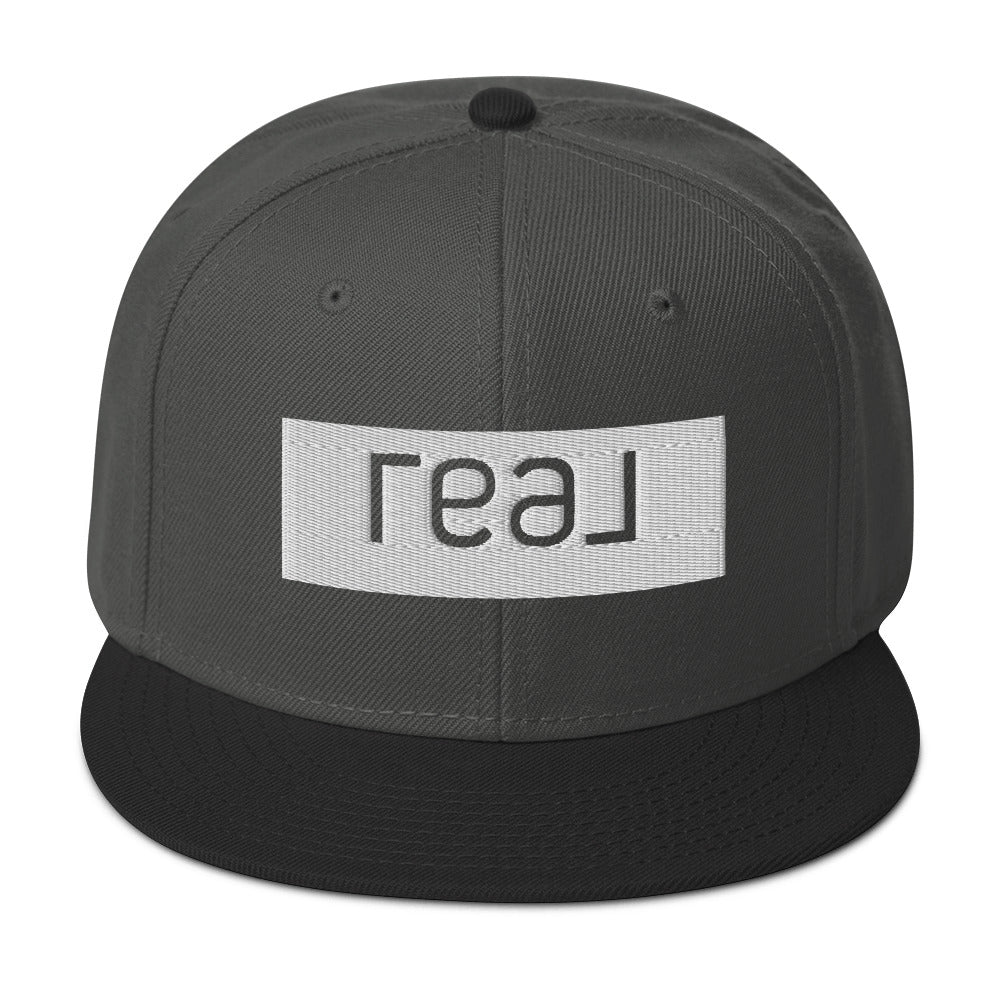 Snapback Hat - "Real" logo