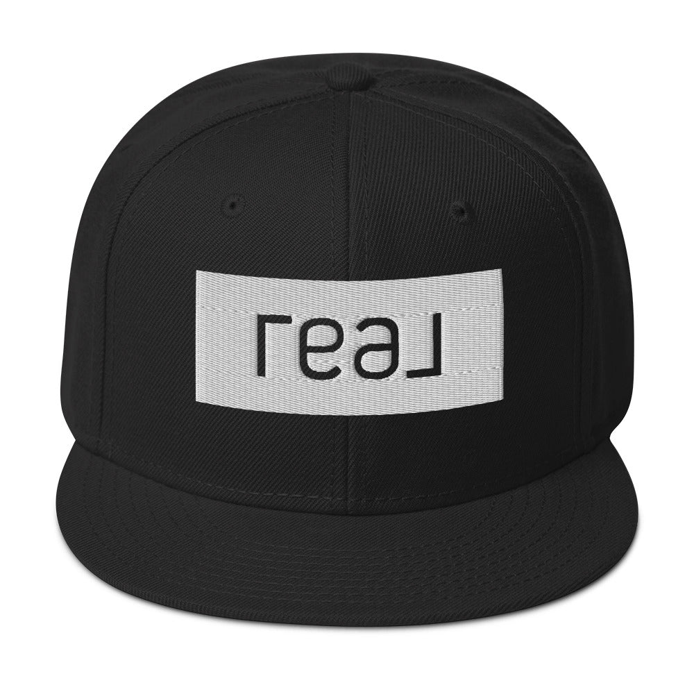 Snapback Hat - "Real" logo