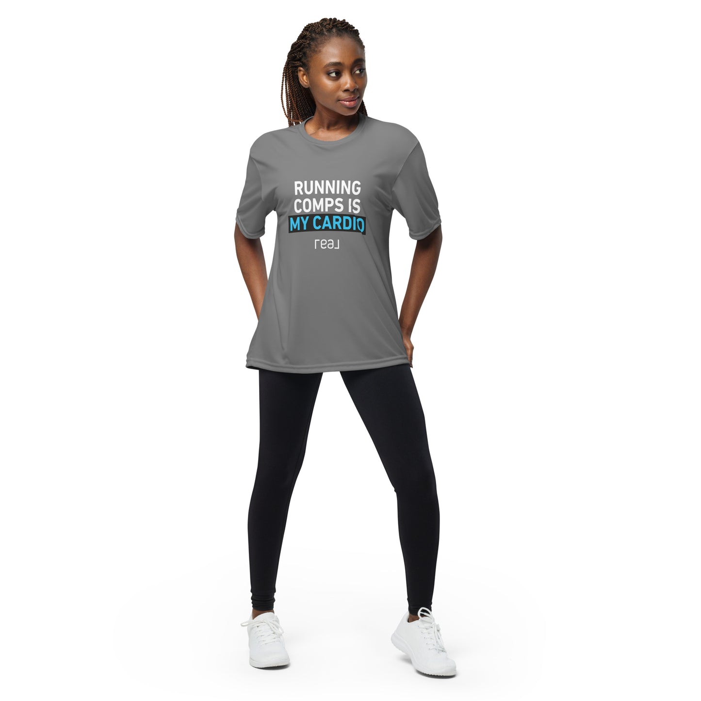 Unisex performance crew neck t-shirt - Running Comps v 2