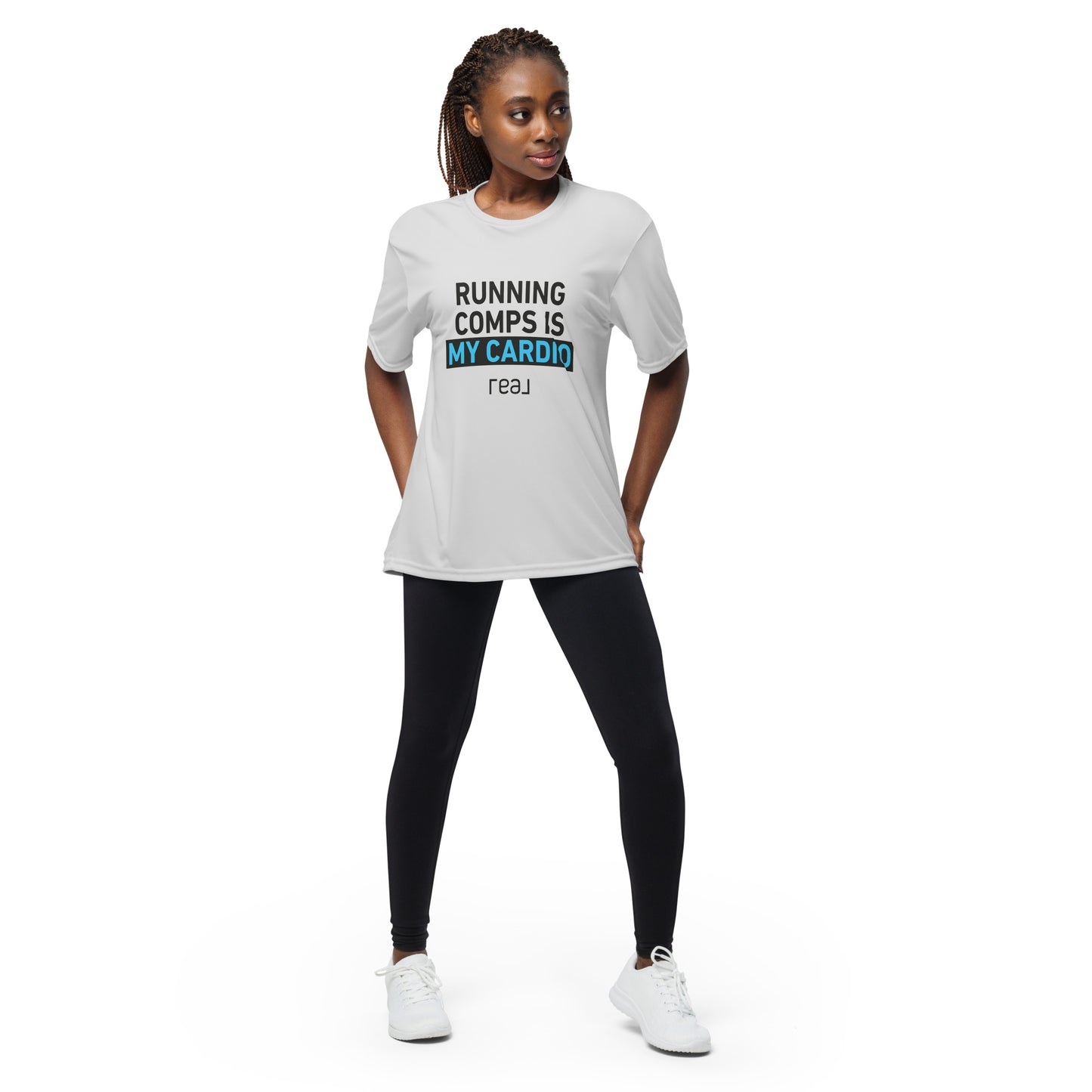 Unisex performance crew neck t-shirt - Running Comps v 3