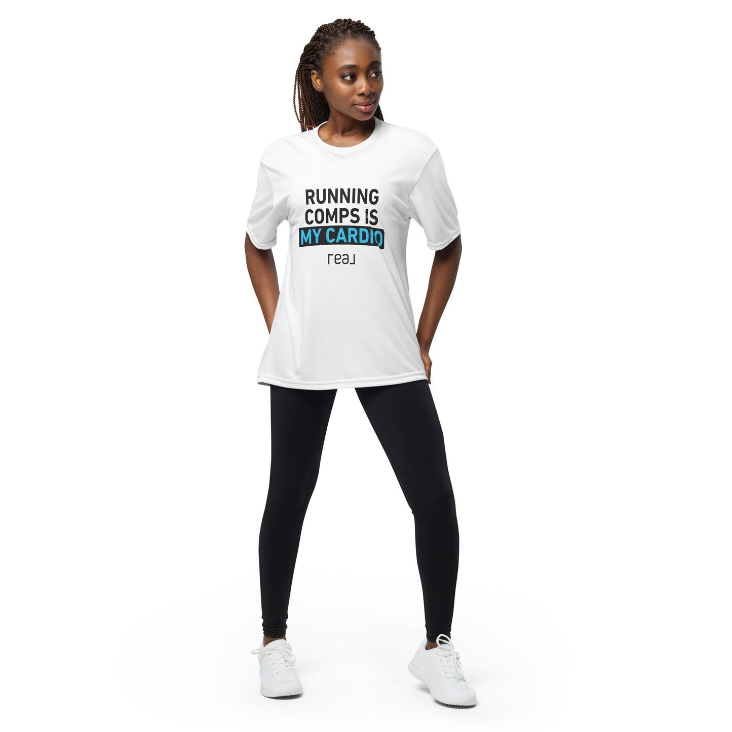 Unisex performance crew neck t-shirt - Running Comps v 3