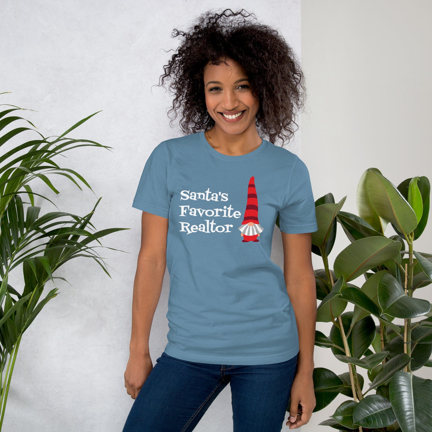 Unisex t-shirt "Santa's Favorite Realtor"