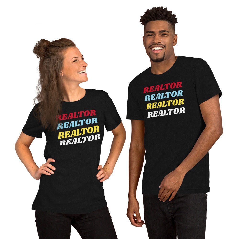 Unisex t-shirt "Realtor" Retro Style