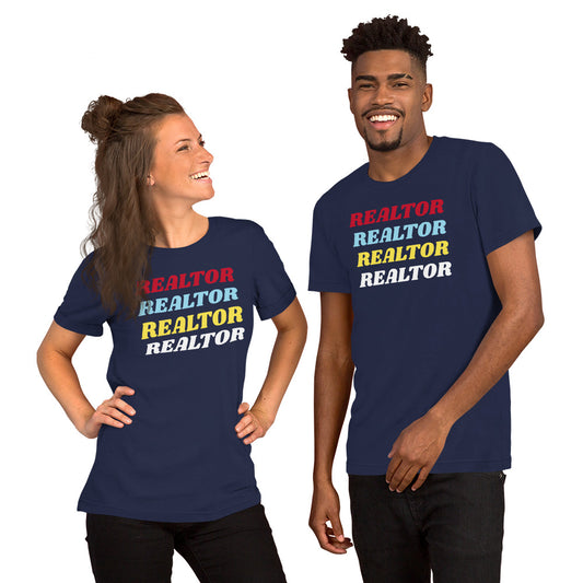 Unisex t-shirt "Realtor" Retro Style